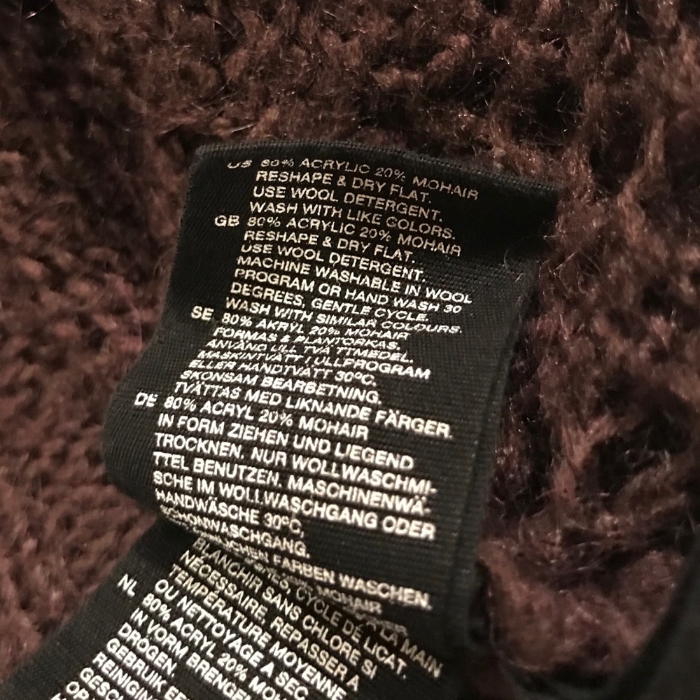 H&M Maroon Sweater Tunic - Picture 4 of 6